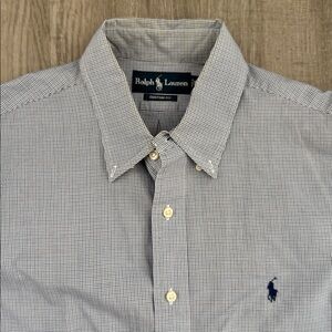 Polo by Ralph Lauren Patterned Dress Shirt- 16.5 34/35